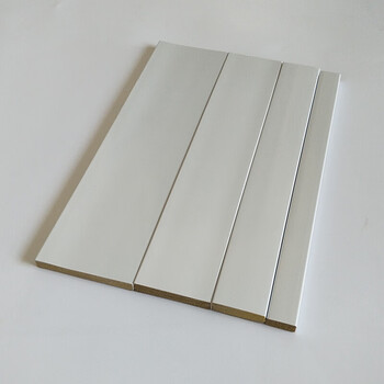 新中式天花吊顶装饰线条黑色现代客厅背景墙边框收边 白色 哑白 4厘米