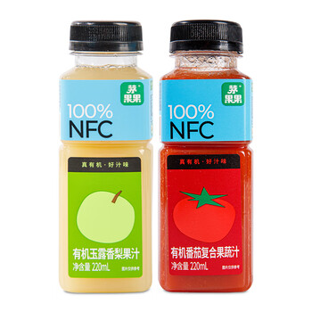 Maoguo 茅果果 有机果蔬汁混合口味试饮装220ml*2瓶