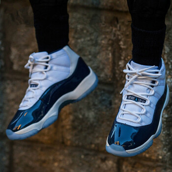 jordan 11 concord aj11康扣实战运动篮球鞋378037 aj11乔治城深蓝女