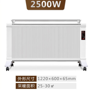 扬子 （YANGZI）碳纤维电暖器取暖器家用电暖气片省电节能全屋大面积速热壁挂式卧室 2500W双面发热【适用30平方】