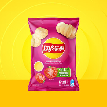 乐事(Lay's) 经典/大波浪/奇多系薯片 玉米棒40g/50g 单袋装办公室休闲零食 墨西哥鸡汁番茄味40g