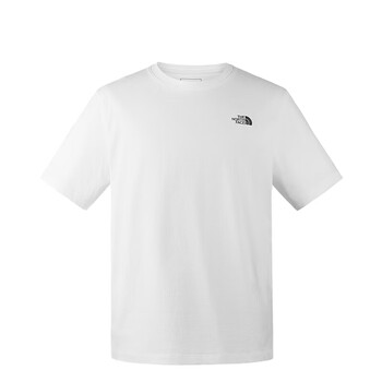 北面(The North Face)北面短袖T恤男户外舒适透气休闲短袖夏款88GC 白色/FN4 XL