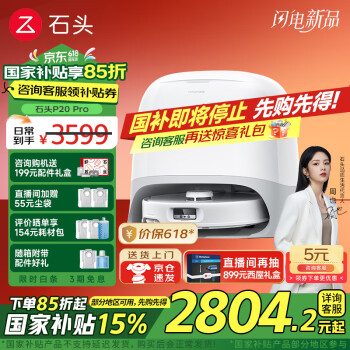 石头 Roborock P20 Pro 扫拖一体机 水箱版