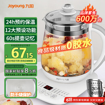 九阳 DGD1506BQ 养生壶 1.5L 白色