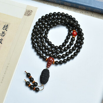 GOYN中药手串108颗合香珠子疏肝解郁安神助眠纯手工天然非遗配饰养生 息肌丸【药香类】 8mm108颗祥云吊坠