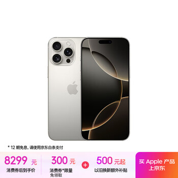 苹果 Apple iPhone 16 Pro Max 5G手机 256GB 原色钛金属