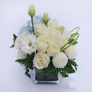 【同城速递】演讲台花讲台花宴会鲜花下垂小桌花婚礼宴会签到会议桌花