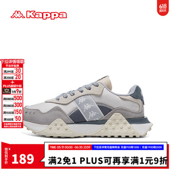 Kappa 背靠背运动休闲软底百搭情侣鞋