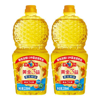 多力 葵花籽油 238ml*2瓶 1桶