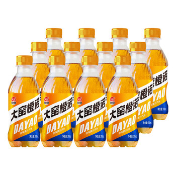 大窑 橙诺橙味果汁汽水300mL*12
