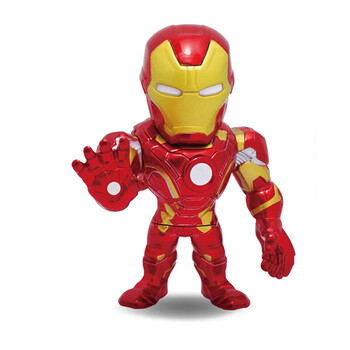 合金漫威复仇者联盟公仔车载惊奇钢铁侠美国队长模型玩具摆件q版 棍棒