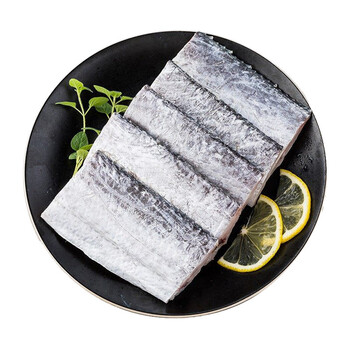 广东馆老德头深海黑带鱼南海带鱼段冷冻刀鱽鱼海鲜水产1kg250g4包