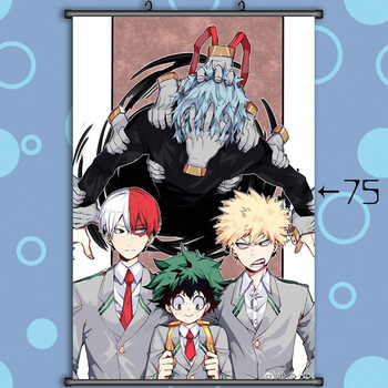 挂画卷轴小英雄海报相册画册轰焦冻绿谷出久爆豪胜己生日礼物送朋友