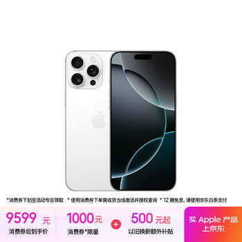 苹果 Apple iPhone 16 Pro Max 5G手机 512GB 白色钛金属