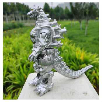 大红莲机械太空哥斯拉大战金刚基多拉软胶怪兽玩具机械哥斯拉16cm