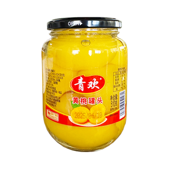 青欢 黄桃罐头 510克*1罐