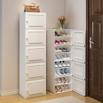 豪戴航简易鞋柜家用门口收纳省空间防尘新款2022经济型小鞋架子tt1列6