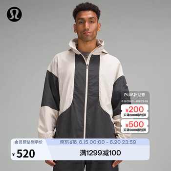 lululemon 运动夹克/风衣 腰果灰/石墨灰 M