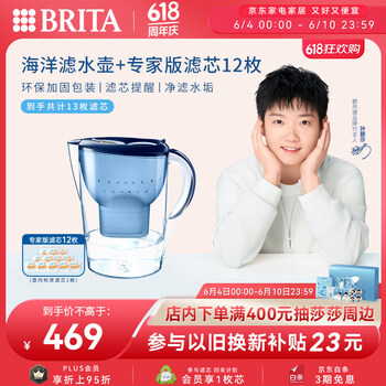 碧然德 过滤净水器 家用滤水壶 净水壶1芯+专家版滤芯12枚（含附件）