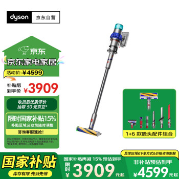戴森 dyson V15 Detect Fluffy 手持式吸尘器 蓝色