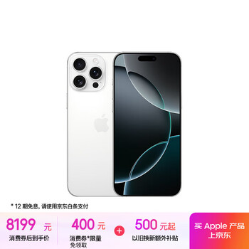 苹果 Apple iPhone 16 Pro Max 5G手机 256GB 白色钛金属