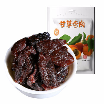 宁安堡 宁夏特产 甘草杏肉280g 蜜饯果干