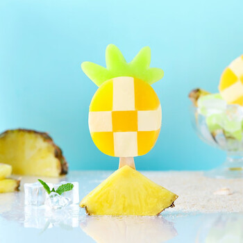 【3支】伊利冰工厂炫菠萝雪泥冰淇淋冰激凌水果雪糕冰爽解渴冷饮 炫