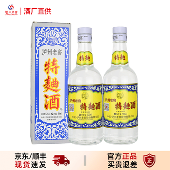 泸州老窖 特曲60版 52%vol 浓香型白酒 500ml*2瓶