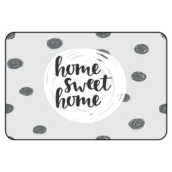 卧室厨房门厅卫浴防滑脚垫 可水洗定制门垫 home sweet home m-20 160