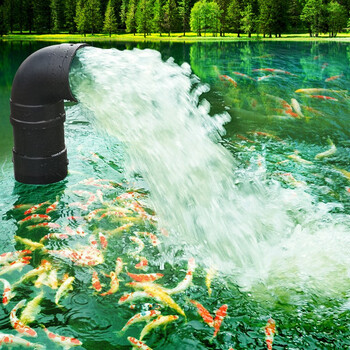 海利池塘鱼池循环水泵潜水轴流泵假山喷泉园艺抽水过滤泵鱼池循环增氧