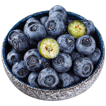 京满福云南花香蓝莓 高山新鲜蓝莓 宝宝孕妇  国产头茬当季时令水果生鲜 6盒装 单果15mm+ 100-125g/盒