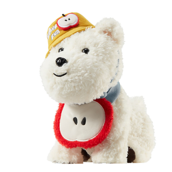 babycare电动毛绒小狗配饰宠物玩偶西高地生日礼物节日送礼-小苹狗套装