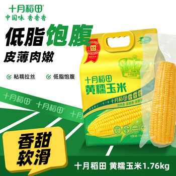 十月稻田 SHI YUE DAO TIAN 玉米黄糯玉米1.76kg