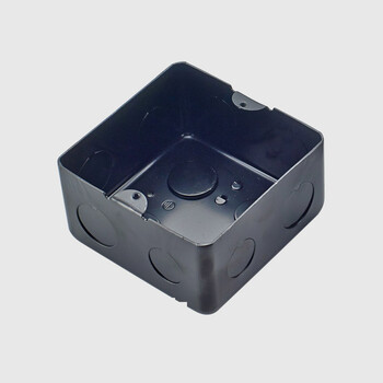 斜五孔插座 地插底盒底合通用弹起式接线盒端子盒地面插座预埋暗盒铁