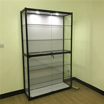 展示柜礼品玩具货架防尘家用透明玻璃陈列柜高达动漫模型展柜 可定做
