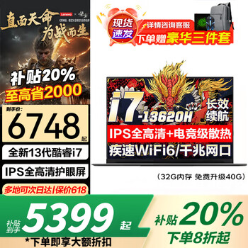 联想 Lenovo 拯救者Y7000P 2025 i7-13620H 32G 1T RTX5060