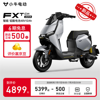 小牛电动【2025新品到店自提】FXT Citi铅酸电动自行车 新国标 长续航 踏板两轮电动车 通勤车 到店自提