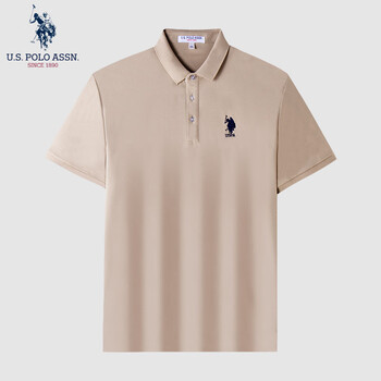 U.S. POLO ASSN. 美国马球协会 破价！纯色透气polo衫 多款多色可选