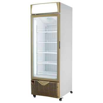 慕雪(muxue)慕雪豪华单门雪糕风冷无霜冷冻展示冰柜 海鲜冷冻柜立式