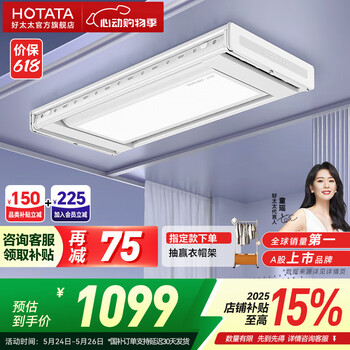 好太太电动晾衣架智能晾衣机隐形嵌入式全自动智能升降阳台伸缩晾晒衣机 【全网爆卖 AI离线语音】D-3272