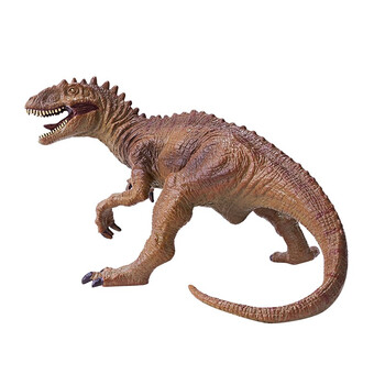 迅猛龙男孩仿真动物模型早教认知软胶玩具儿童玩具模型异特龙rc16033d