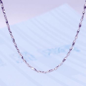 元宝链pt950铂金项链女白金项链锁骨链男士毛衣链男款元宝链 4.2-4.