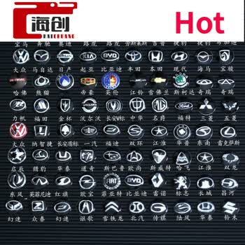 适用于大众雪佛兰别克汽车遥控标志贴路虎宝骏马凯迪拉克福特钥匙贴