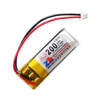 中顺芯601230蓝牙智能穿戴设备耳机点读录音翻页笔汽车遥控钥匙无线鼠标轻量化改造小型聚合物锂电池3.7V Molex1.25反向插