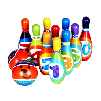 其他体育用品 铺路鹰 pu实心儿童保龄球玩具套装室内特大号幼儿园宝宝