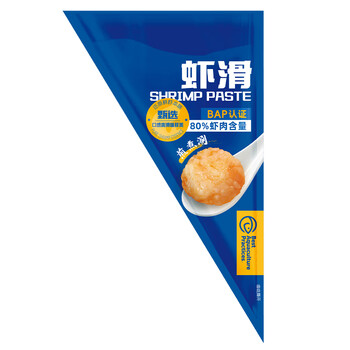 PHUKEY SEA大于等于80%虾仁 BAP认证白虾滑 120g 火锅食材 整粒虾肉看得见