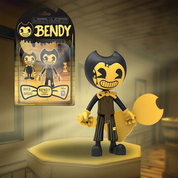 宠翰bendyinkmachine班迪与墨水机器印墨机5寸游戏玩具人偶天使第三季
