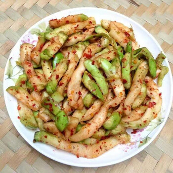 掌中禾 四川麻辣菱角菜 青菜头香脆丝咸菜新鲜榨菜2*250克 麻辣菱角菜