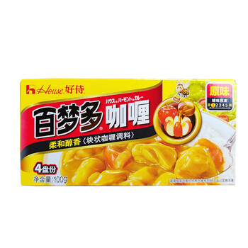 好侍百梦多咖喱块  日式块状咖喱调味料 好侍百梦多咖喱原味100g