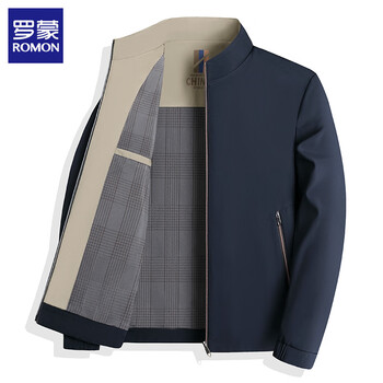 ROMON 罗蒙 男士夹克外套    藏青 XL (180) (建议体重135-150斤)